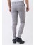 Lyon P2305 Slim Fit Pamuklu Likralı Gabardin Pantolon Gri 4