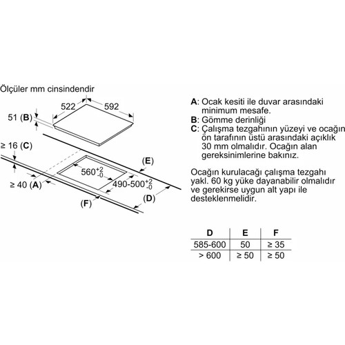 Bosch PUG61KAA5E Indüksiyonlu Ankastre Ocak Fiyatı