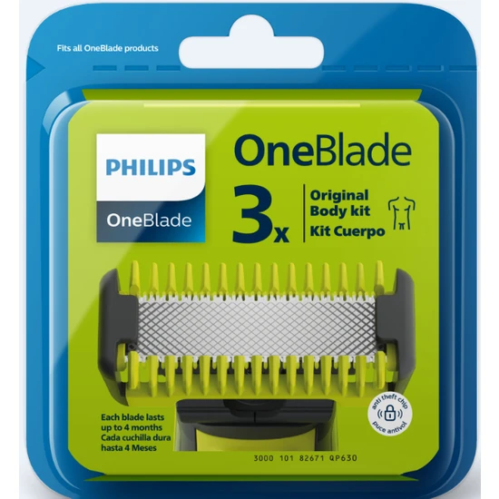 Philips QP630/51 Philips Oneblade Yüz ve Vücut Için Yedek Bıçak