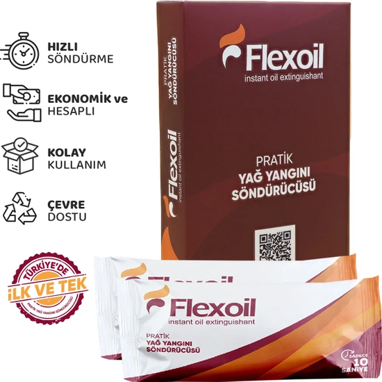 Flexoil Pratik Yağ Yangını Söndürücü 2'li Paket