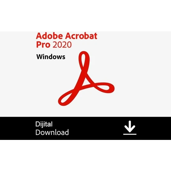 Adobe Acrobat Pro Dc 2020 Dijital Lisans