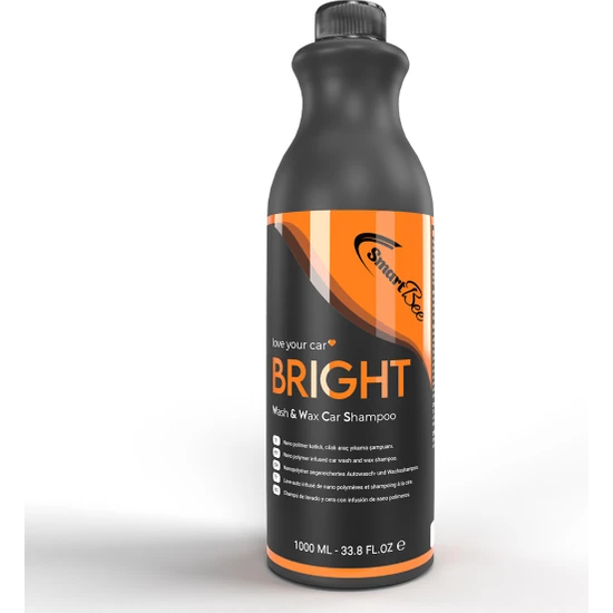 Smartbee Bright Hidrofobik Cilalı Oto Yıkama Şampuanı – 1000 ml
