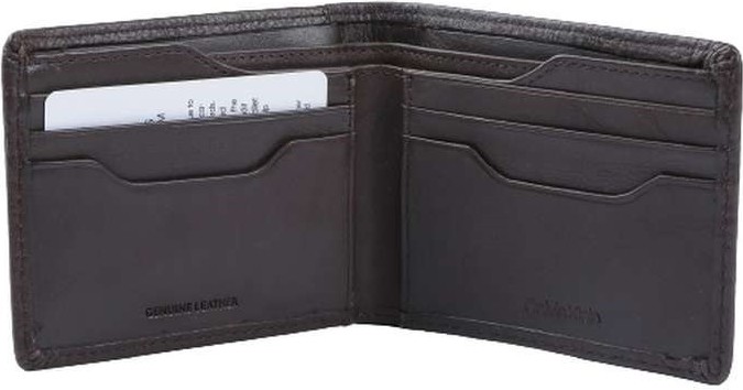 Calvin Klein 31CK130013-BROWN Erkek Cüzdan Kahve Renkli Kartlık Bölmeli Fermuarlı Model görsel 2