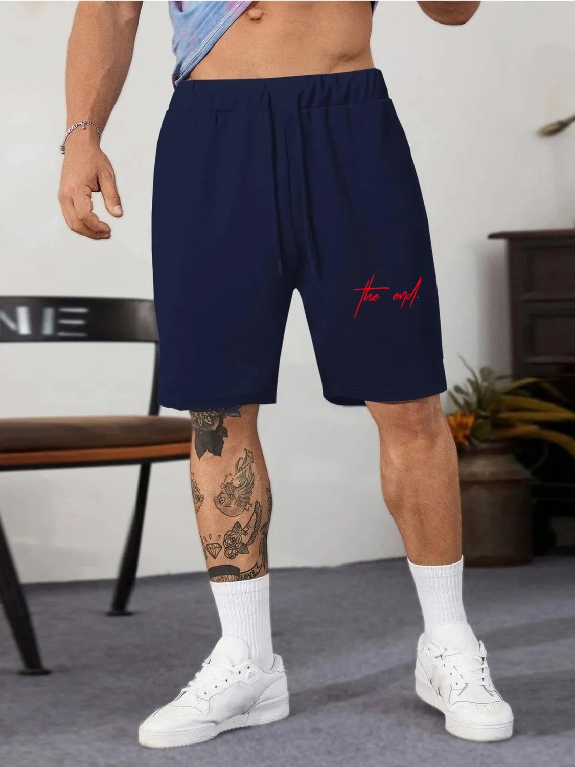 DAXİS Sportwear Company Erkek Baskılı Şort Daxis Sportwear Company