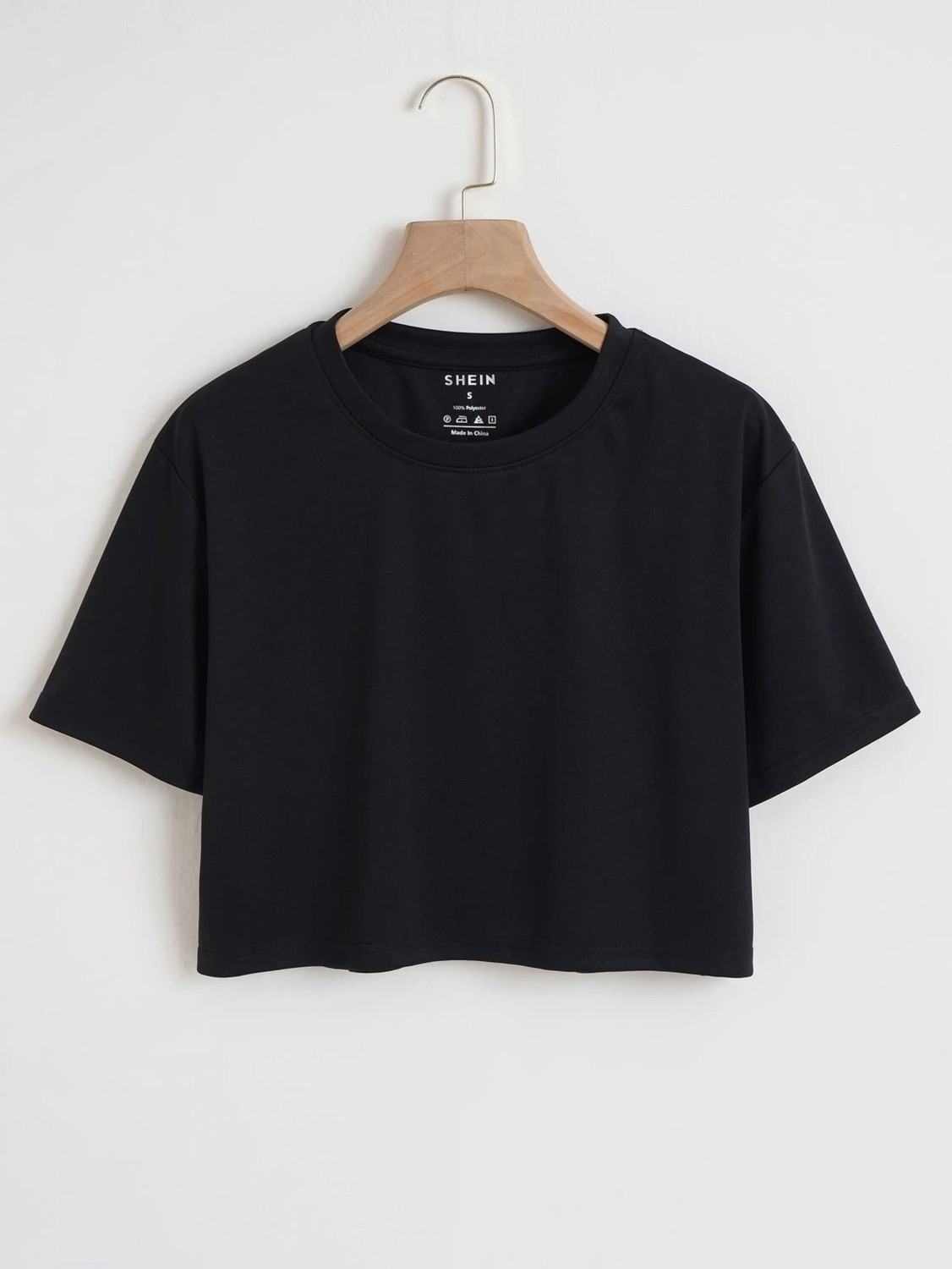DAXİS Sportwear Company Crop Siyah Tshirt-Daxis Sportwear Company görsel 5