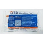 Bd Microfine Plus Insülin Enjektörü 0,5 ml 100 Lü 7696946454050