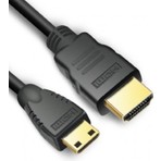 Ata Elektronik 4K @ 60HZ Gold Altın Uç 1.5 Metre Yüksek Hızlı Mini HDMI - HDMI Kablo Mini 4K HDMI Kablosu Laptop Notebook Kamera Oyun Konsolu Tablet  Projektor Projeksıyon Bağlantı Kablosu - Mini Hd  To Hd