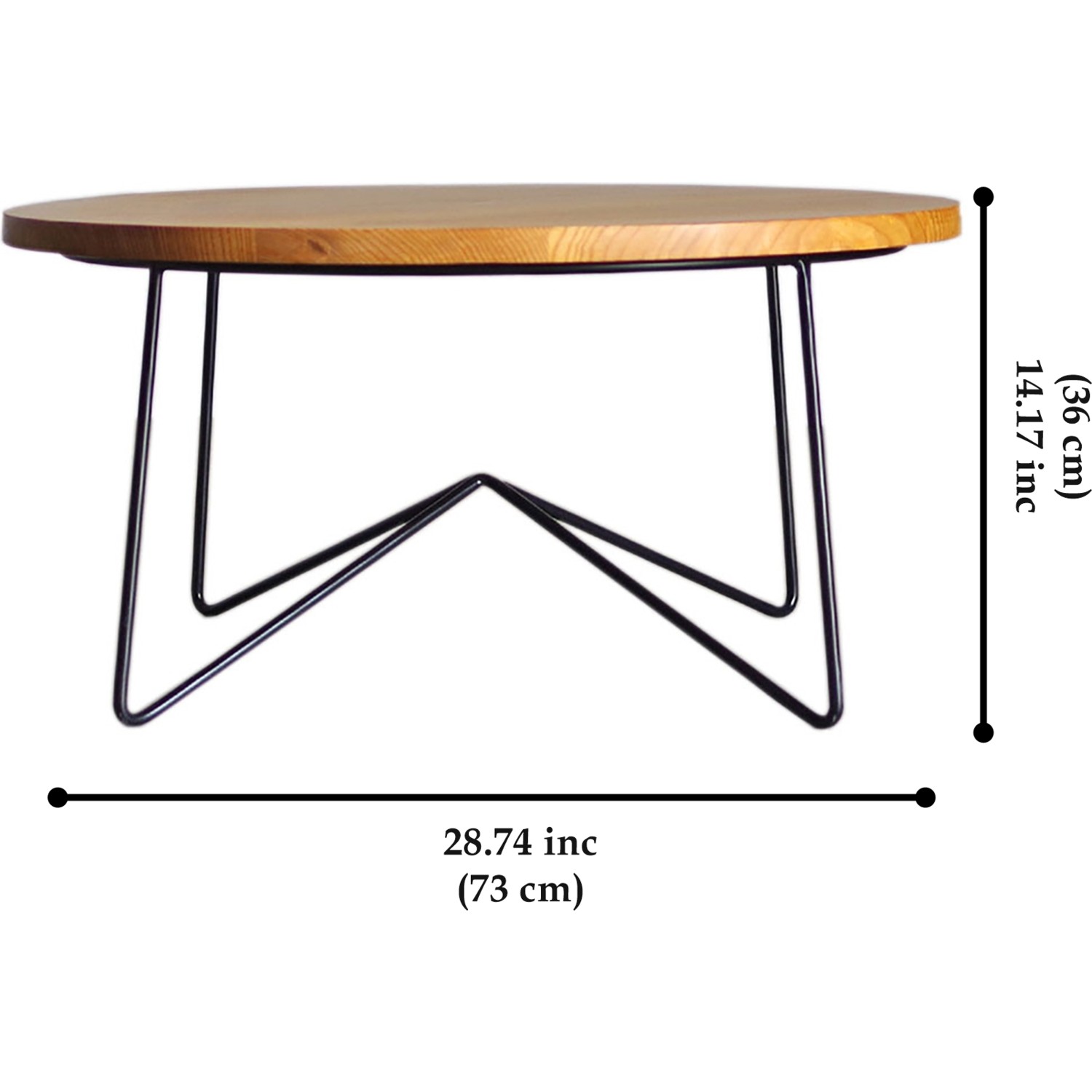 Jack Arti Modern Metal Ahşap Orta Sehpa Kahve Sehpası Fiyatı