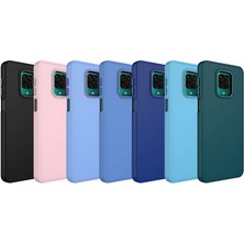 Rivor Xiaomi Redmi Note 9s Kılıf Metal Çerçeve Hassas Butonlu Renkli Içi Kadife Lansman Kapak