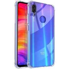 Case World Xiaom Redmi Note 7 ile Uyumlu Kapak Şeffaf Airbag Antishock Köşe Korumalı Silikon Kılıf