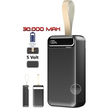 Prepare 30,000 Mah LED Aydınlatmalı Dijital Göstergeli  2xusb Çıkışlı Powerbank