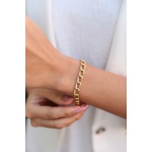 Sunshine 925 Ayar Gümüş Bileklik Gold Renk