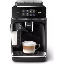 Philips Essential Advanced Series Öğütücülü Otomatik Cappuccino Espresso Makinesi, Siyah