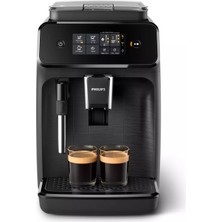 Philips Essential Series Öğütücülü Otomatik Cappuccino Espresso Makinesi, Siyah