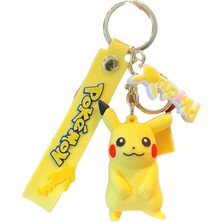 Threemb Toys Pokemon Yüksek Kalite Anahtarlık Pikachu