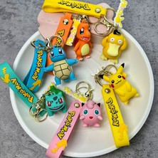 Threemb Toys Pokemon Yüksek Kalite Anahtarlık Pikachu