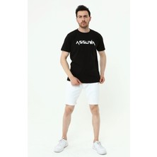 Assuwa Erkek Bisiklet Yaka Kısa Kollu Slimfit T-Shirt