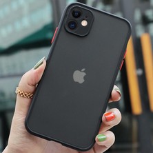 Dexmon Apple iPhone 12 Kılıf 3D Kamera Korumalı Arkası Mat Kenarları Renkli Smoke Case