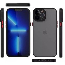 Dexmon Apple iPhone 12 Kılıf 3D Kamera Korumalı Arkası Mat Kenarları Renkli Smoke Case