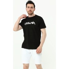 Assuwa Erkek Bisiklet Yaka Kısa Kollu Slimfit T-Shirt