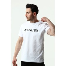 Assuwa Erkek Bisiklet Yaka Kısa Kollu Slimfit T-Shirt