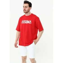 Assuwa Bisiklet Yaka Kısa Kollu Oversize T-Shirt