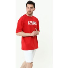 Assuwa Bisiklet Yaka Kısa Kollu Oversize T-Shirt