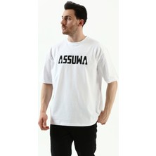 Assuwa Bisiklet Yaka Kısa Kollu Oversize T-Shirt