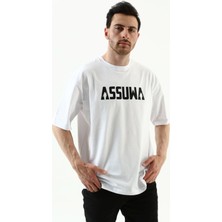 Assuwa Bisiklet Yaka Kısa Kollu Oversize T-Shirt