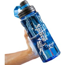 Dmxtop 1500ML Ölçekli Spor Su Şişesi - Mavi (Yurt Dışından)