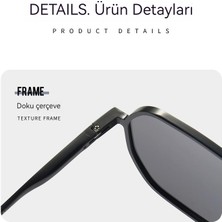 Gu Wei Xuan Wang Stars Metal Çerçeve UV400 Unisex Polarize Güneş Gözlüğü (Yurt Dışından)