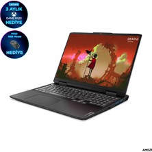 Lenovo Ideapad Gaming 3 ryzen 5-6600H 8GB RAM 512GB Ssd 4gb Rtx 3050 16" W11 82SC0032TX Laptop Gri