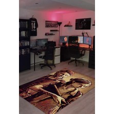 Homshtag Sonuncumuz Dokuma Tabanlı Yıkanabilir The Last Of Us Gamer Halısı