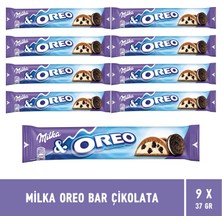 Milka Oreo Bar Çikolata 37 gr - 9 Adet