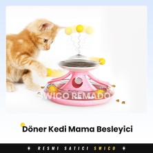 Swico Remado Dönen Evcil Hayvanlar Yavaş Besleyici Etkileşimli Kedi Oyuncağı (Yurt Dışından)