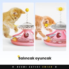 Swico Remado Dönen Evcil Hayvanlar Yavaş Besleyici Etkileşimli Kedi Oyuncağı (Yurt Dışından)