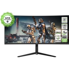 Gamepower WQ35  35'' 1ms 180Hz Curved Wqhd 3440*1440 Gaming Monitör