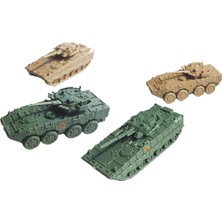 Bacca 4 Parça 1/144 Ölçekli Modern Tank Model Araç Model Oyuncak Çocuk Hediyeleri (Yurt Dışından)