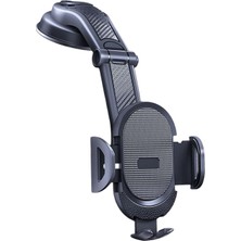 Bacca Emme Kupası Araba Akıllı Telefon Tutucu 360 Döndürme Beşiği Camı Handfree Siyah (Yurt Dışından)