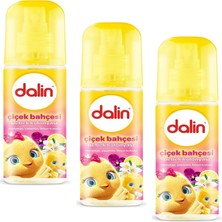 Dalin Çiçek Bahçesi Bebek Kolonyası 100 ml 3 Adet