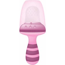 Bebedor Silikon Meyve ve Sebze Süzgeci 6+ Ay Pembe