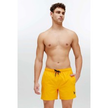 U.S. Polo Assn. 22002 Erkek Orta Boy Deniz Şortu-Sarı