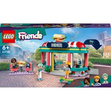 LEGO Friends Heartlake Şehir Merkezi Restoranı 41728 6 Yaş ve Üzeri Için Liann, Aliya ve Charli Mini Bebeklerini Içeren Oyuncak Yapım Seti (346 Parça)