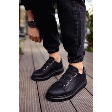 Glb Chekich Erkek Bağcıksız Eva Taban Günlük Spor Ayakkabı -Siyah