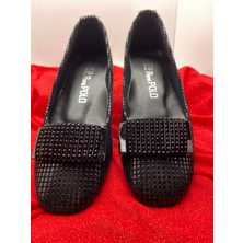 Çiğdem Kundura Kalın Topuklu Klasik Babet Ayakkabı ( A1 ) - Siyah - 36 - ST00618-SİYAH-36