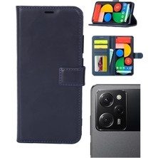 Bg Aksesuar Xiaomi Poco X5 Pro Kamera Korumalı Cüzdanlı ve Kapaklı Kılıf