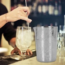 HaiTun Paslanmaz Çelik Karıştırma Fincan 500 ml Kokteyl Kupası Moskova Zar Kupası Bartending Aracı Bar Kokteyl Cam Kahve Süt Çay Kupası Karışımı G | Kokteyl Cam (Yurt Dışından)