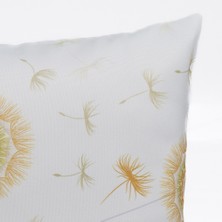Solinas Collection Dijital Baskılı Hindiba Kırlent Kılıfı Sarı