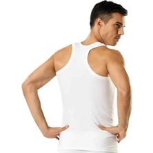 Seher Yıldızı 6'lı Paket Erkek Spor Rambo Atlet Beyaz