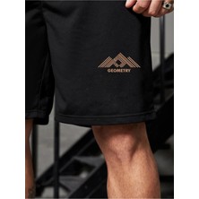 DAXİS Sportwear Company Erkek  Baskılı Şort Daxis Sportwear Company